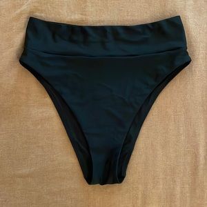Aerie High Waisted High Cut Bikini Bottom